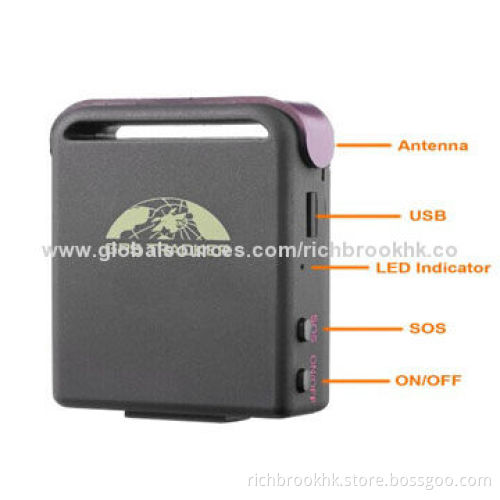 GPS tracker, supports 4GB SD card